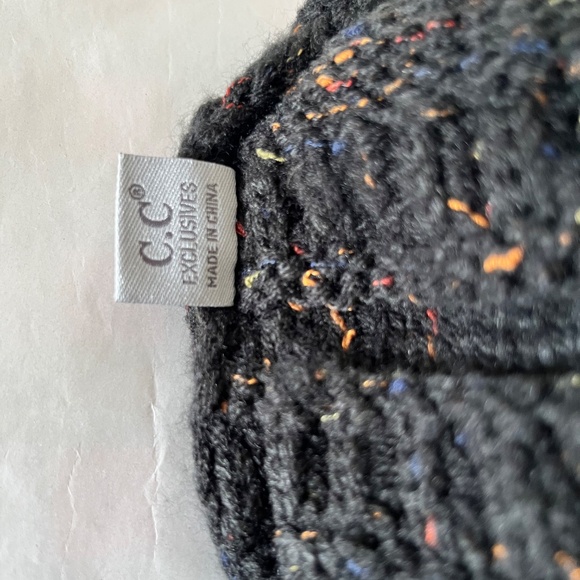 C.C Beanie Cable Knit Confetti Beanie Winter Hat - Picture 8 of 8